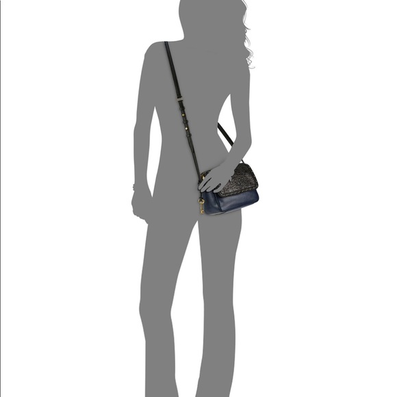 Fossil Aria Color-block Small Studded Crossbody - Picture 3 of 8